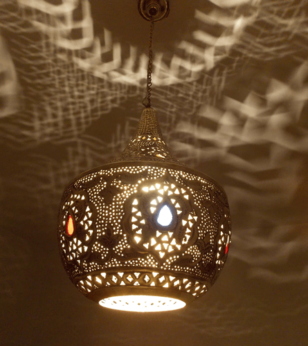 Moroccan Lantern stained glass